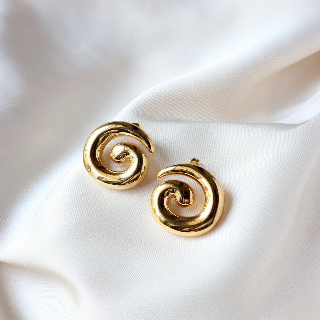Amalfi - Boucles Torsade Doré Boucle d'oreille