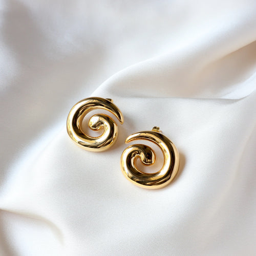 Amalfi - Boucles Torsade Doré Boucle d'oreille
