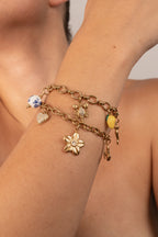 Bracelet Charms Personnalisable Doré Bracelet