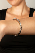 Triton - Bracelet Jonc Argenté Bracelet
