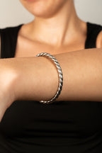 Triton - Bracelet Jonc Argenté Bracelet
