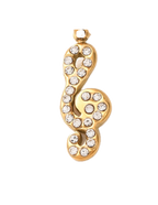 Note de Musique Strass Charm