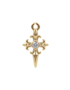 Croix Fleur de Lys Charm
