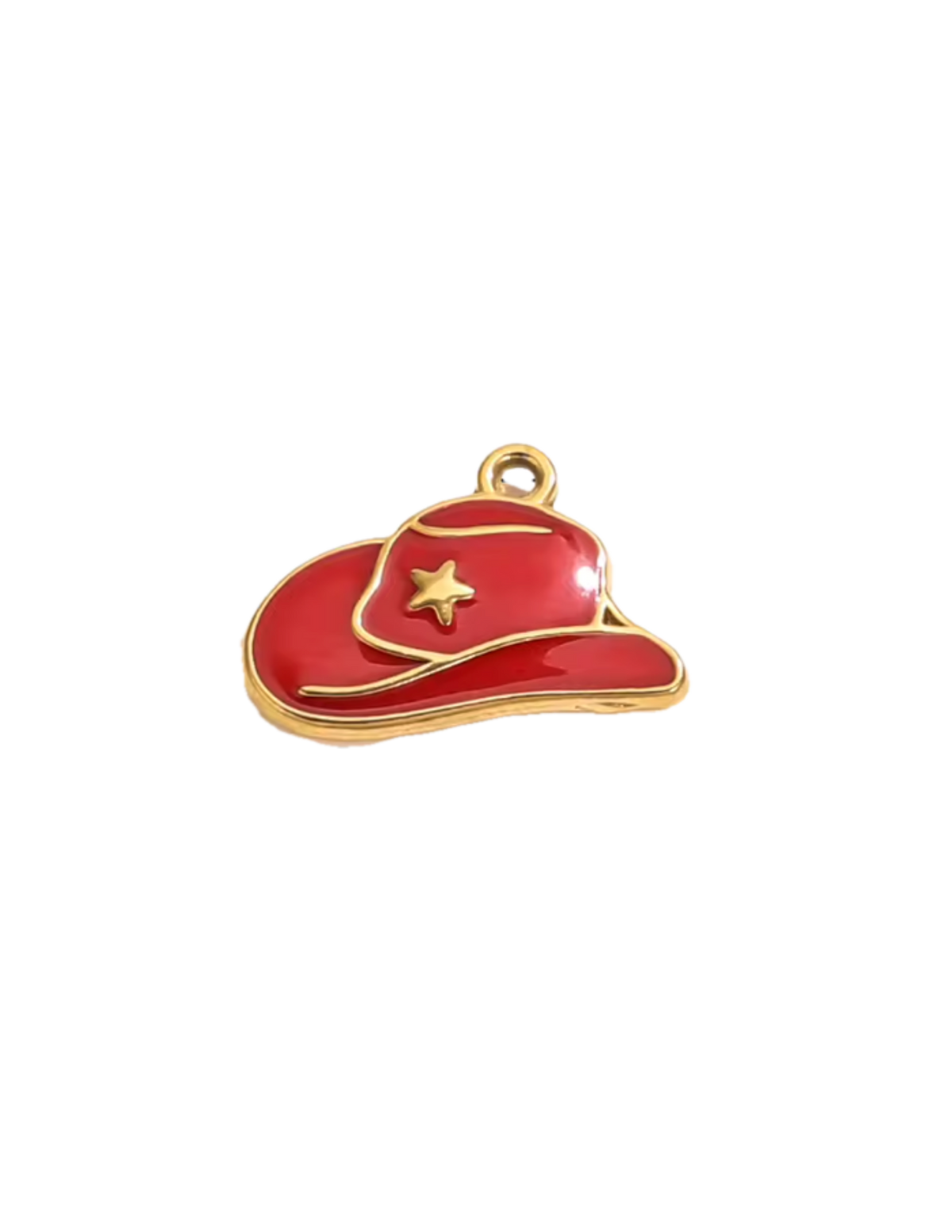 Chapeau de Cowboy Rouge Charm