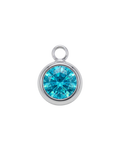 Strass Bleu Turquoise Charm