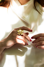 Rosalia - Bague Fleur Doré Bague