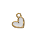 Coeur Blanc Charm