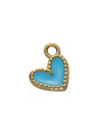 Coeur Bleu Charm