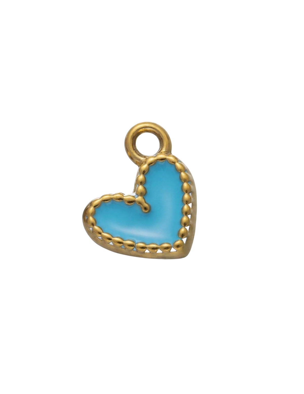 Coeur Bleu Charm