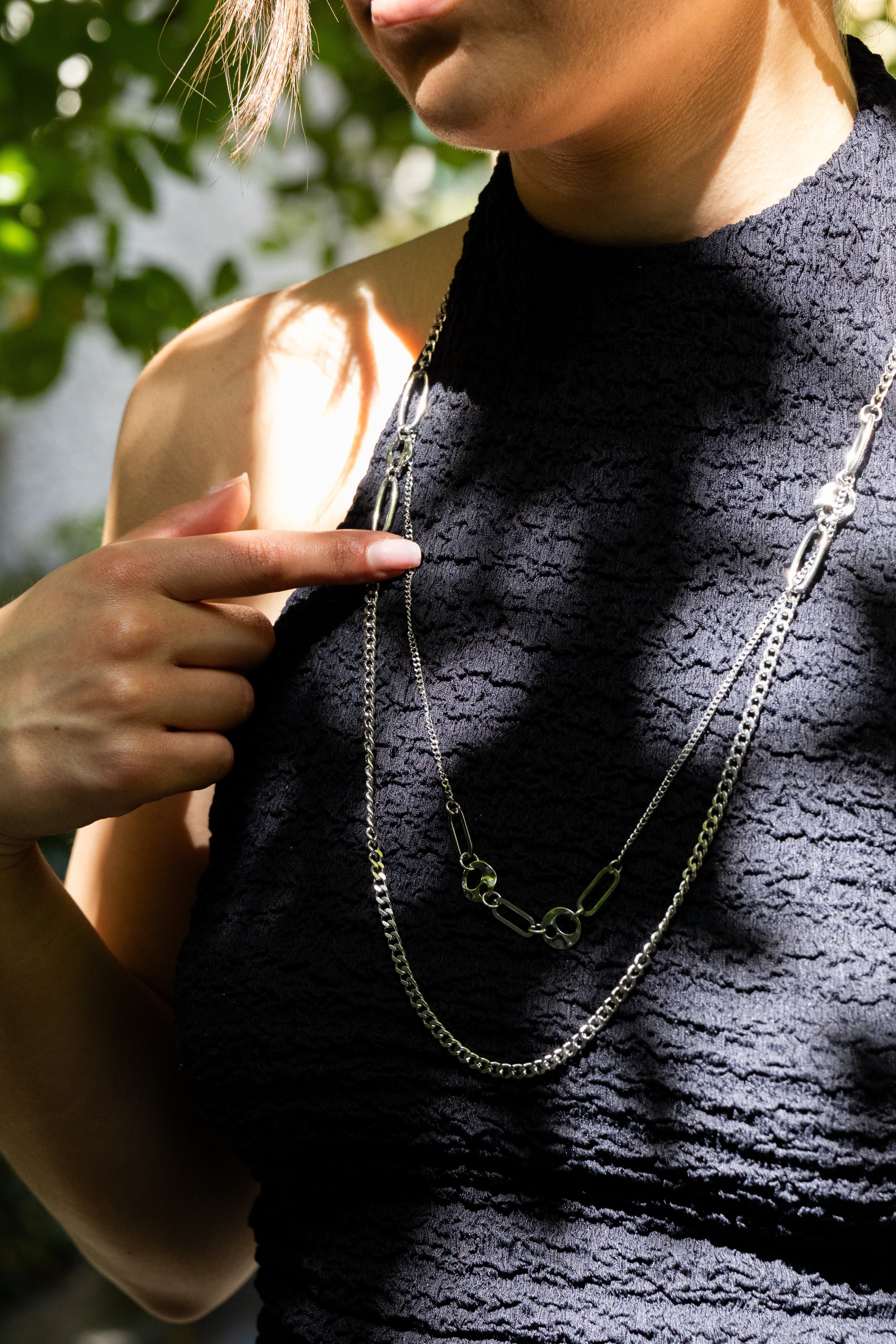 Unique - Sautoir Doré ou Argenté Collier