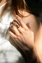 Amalfi - Bague Vague Doré Bague