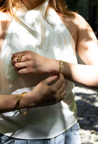Amalfi - Bague Vague Doré Bague