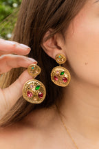 Positano - Boucles Pendante Nacré ou Multicolore Boucle d'oreille