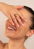 Tendresse - Bague Doré et Argenté Bague