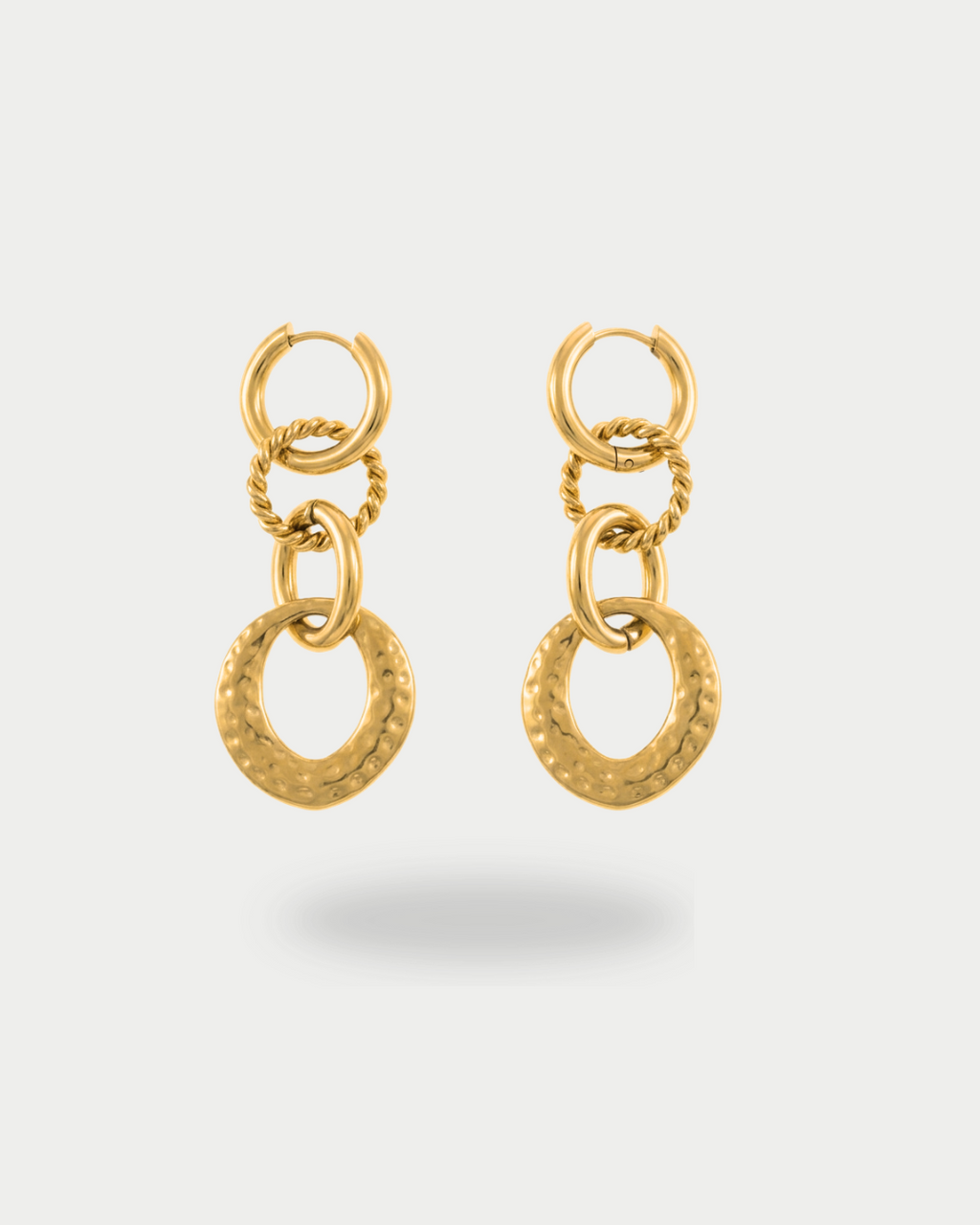 Celeste- Boucles d'oreilles Pendantes Doré Boucle d'oreille