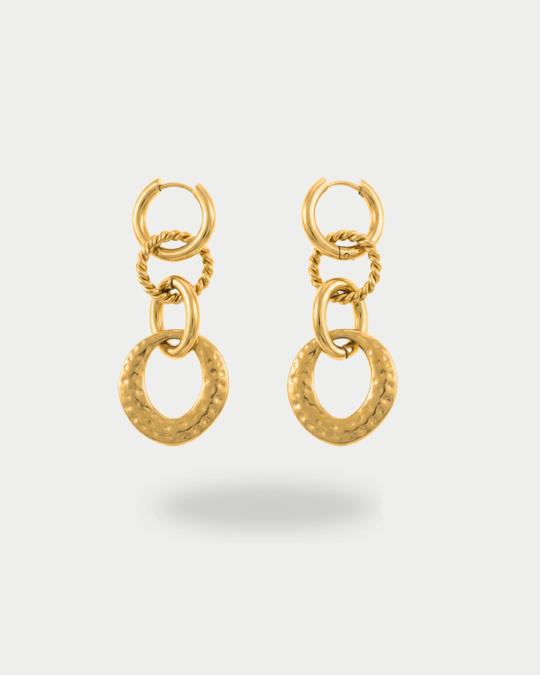 Celeste- Boucles d'oreilles Pendantes Doré Boucle d'oreille