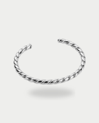 Triton - Bracelet Jonc Argenté Bracelet