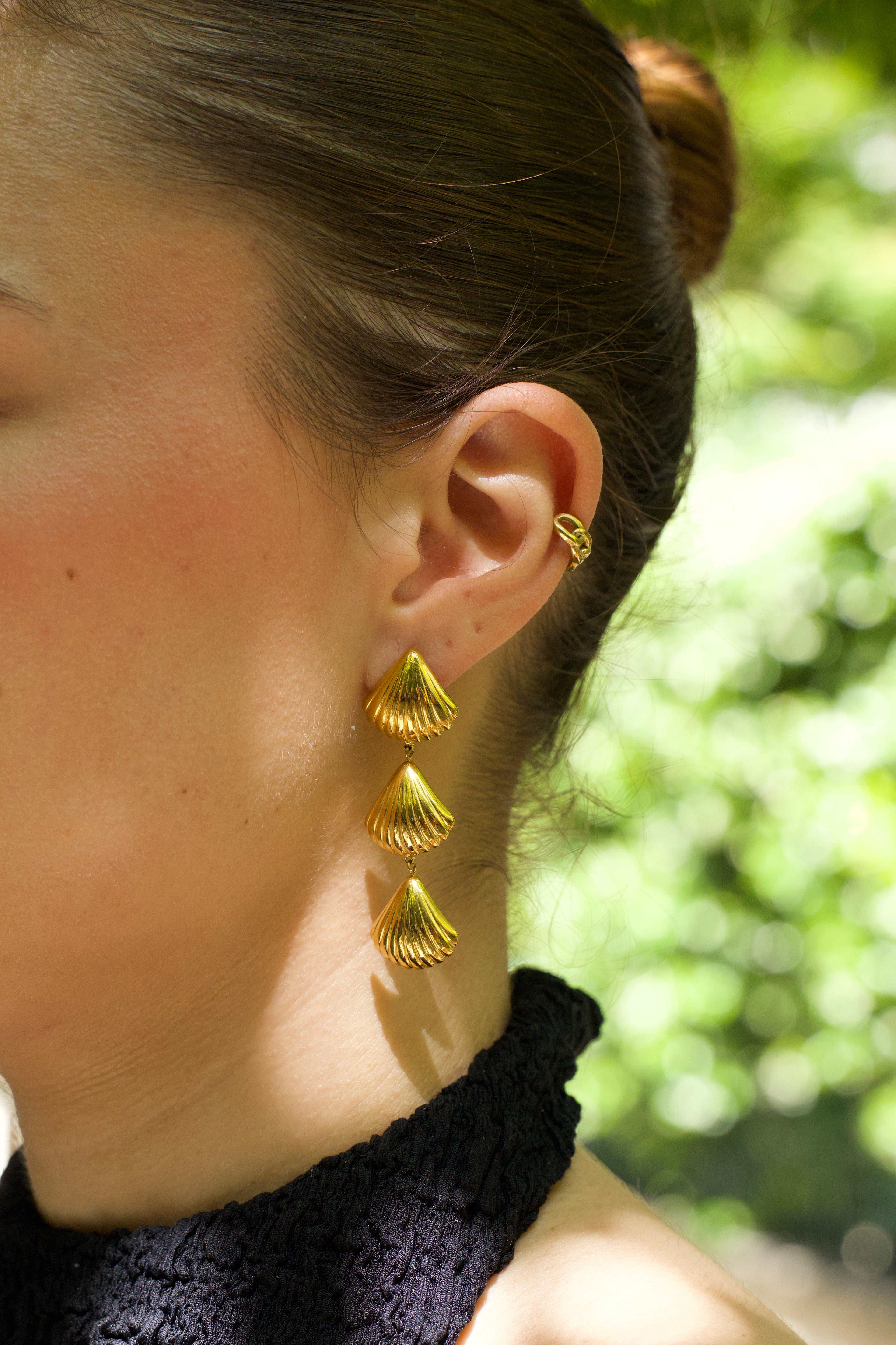 Isla - Boucles Pendantes Coquillage Boucle d'oreille