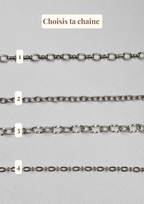 Collier Charms Personnalisable Argenté Collier