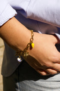 Bracelet Charms Personnalisable Doré Bracelet