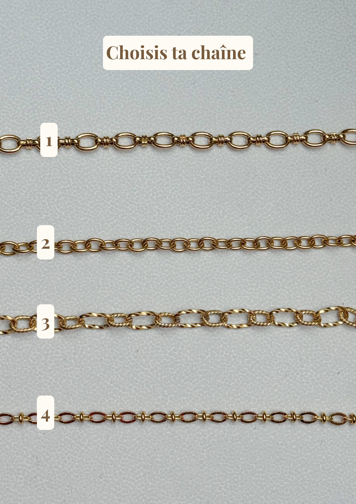 Collier Charms Personnalisable - Doré Collier