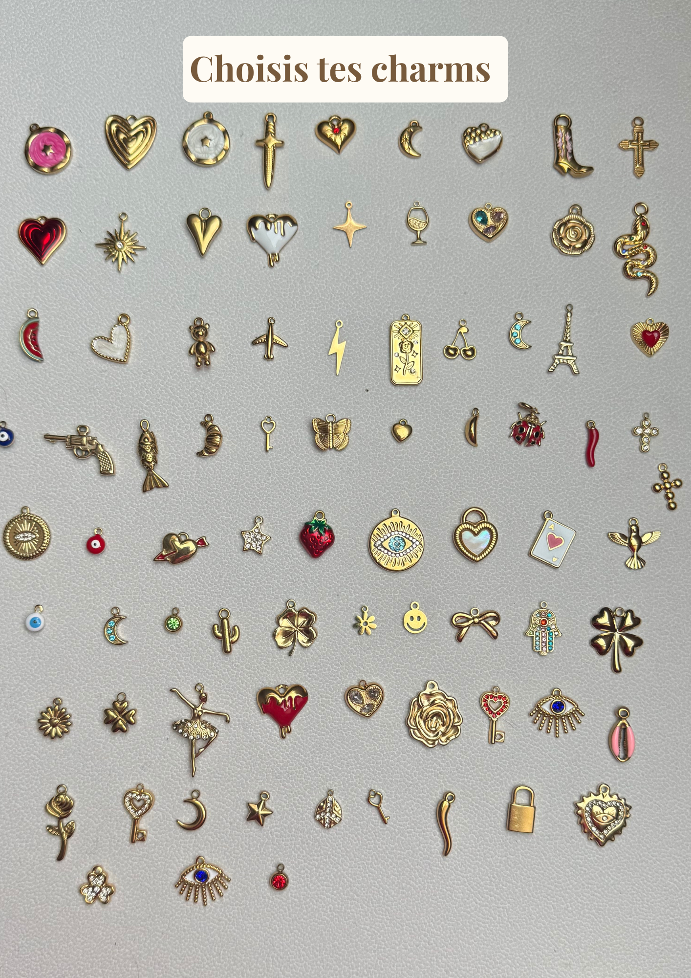 Collier Charms Personnalisable - Doré Collier