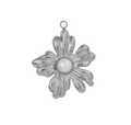 Fleur Perle Blanche Charm