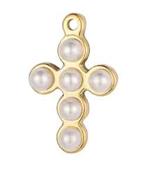 Croix Perle 