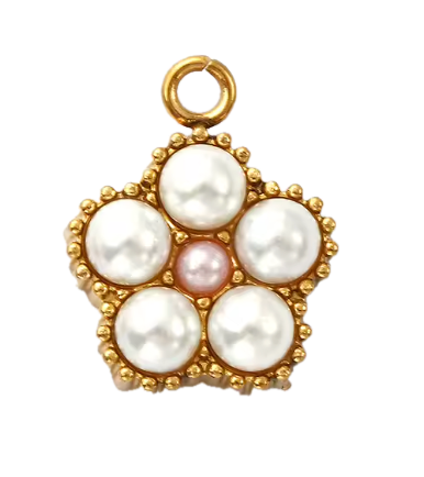 Fleur Perle Charm