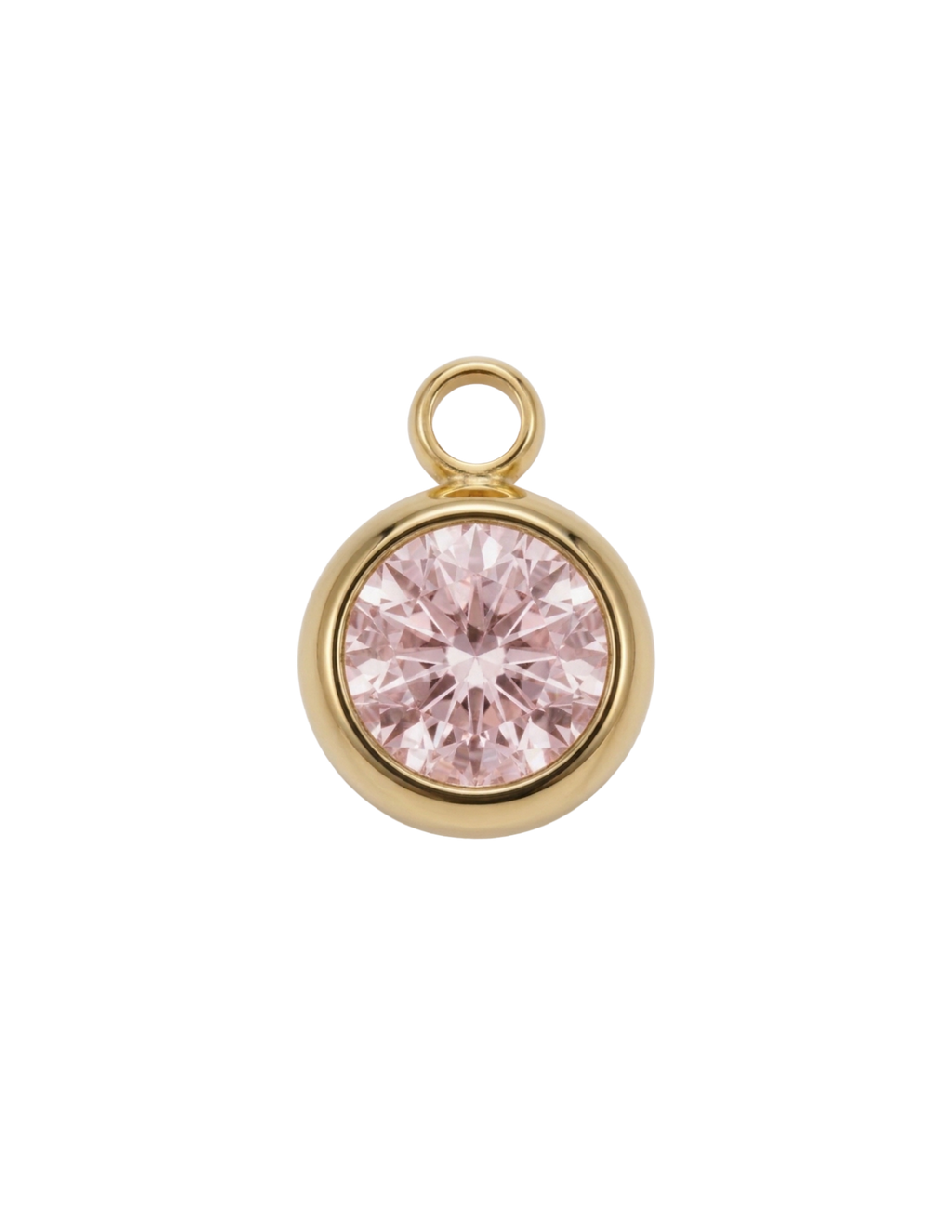 Strass Rose Charm