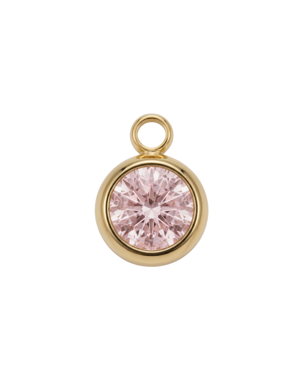 Strass Rose Charm
