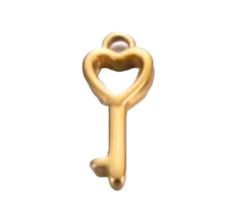 Clé Doré Charm