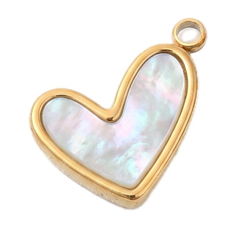 Coeur Nacré Charm
