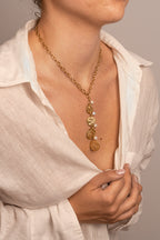 Perlita - Collier Cascade Perlée Doré Collier