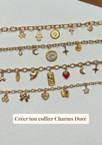 Collier Charms Personnalisable - Doré Collier