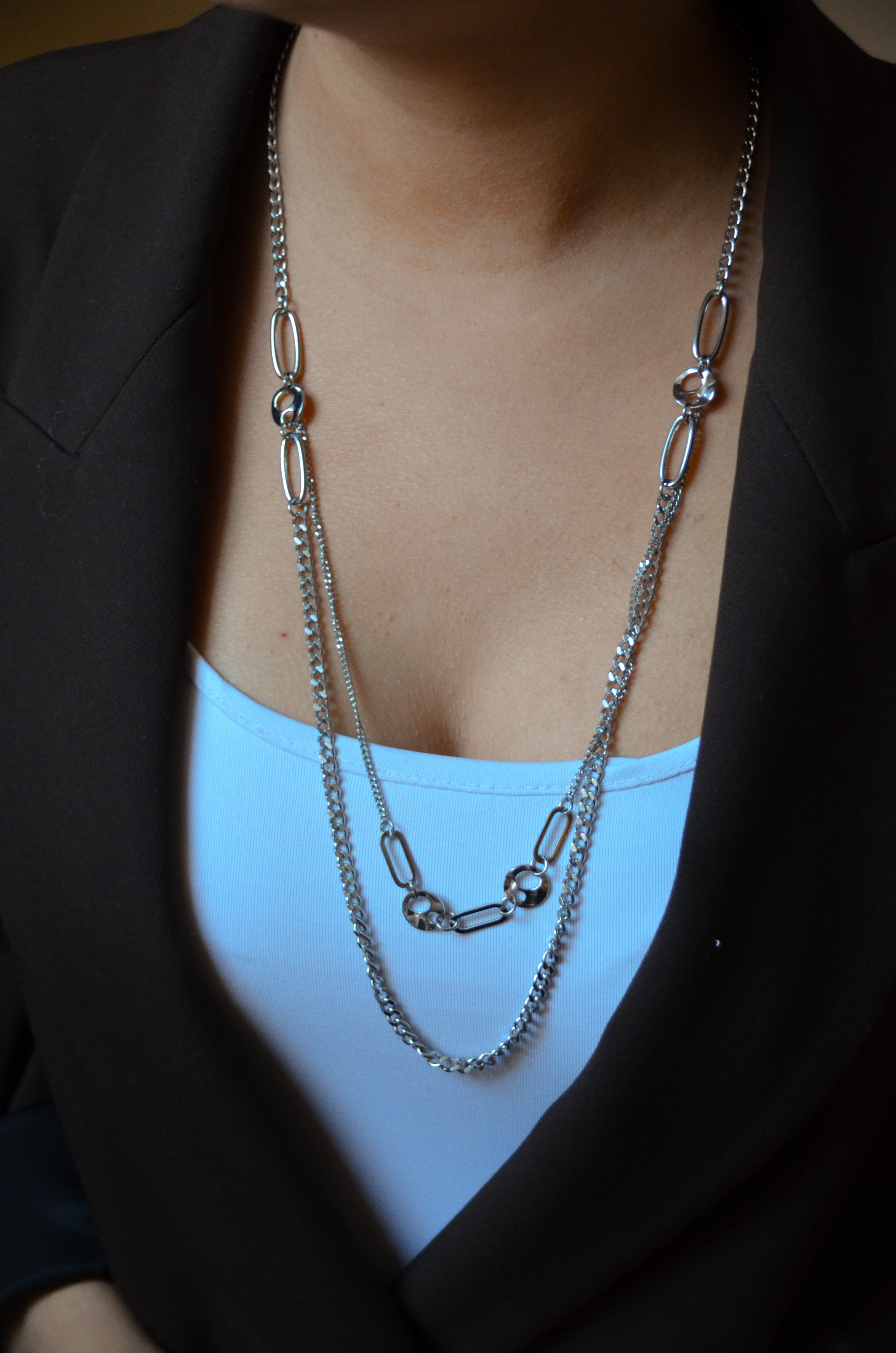 Unique - Sautoir Doré ou Argenté Collier