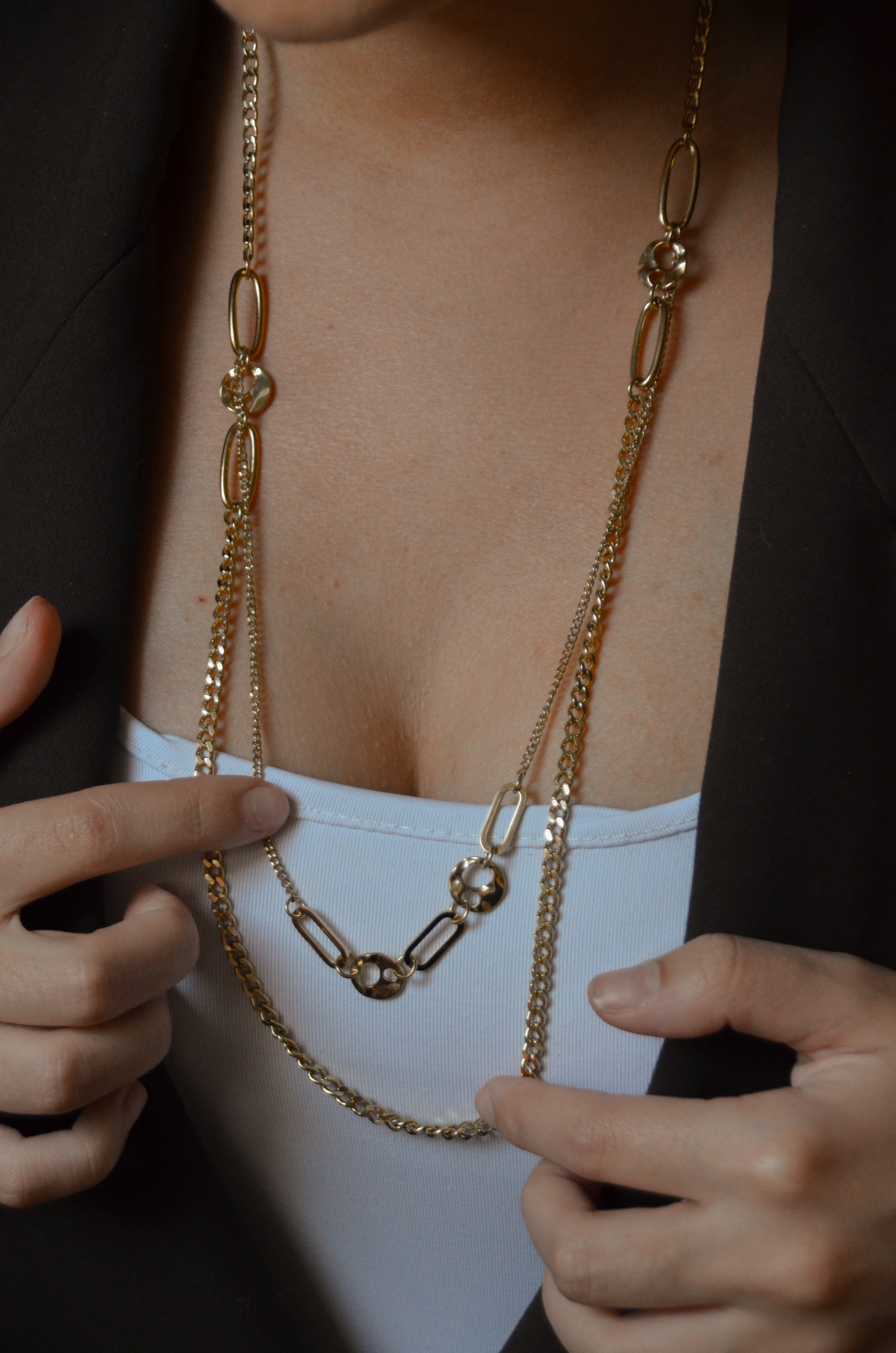 Unique - Sautoir Doré ou Argenté Collier