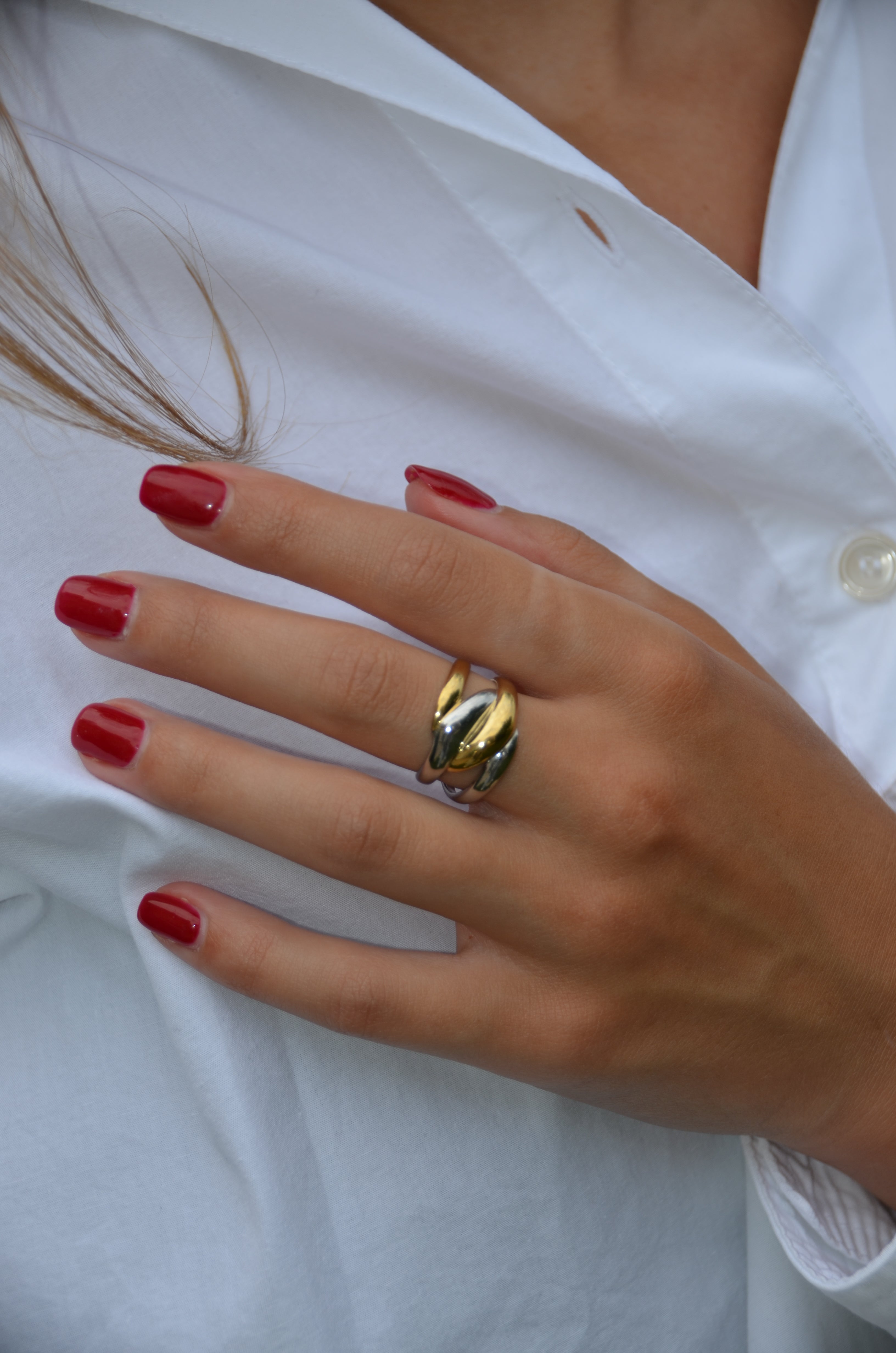 Dita - Bague Bicolore Bague