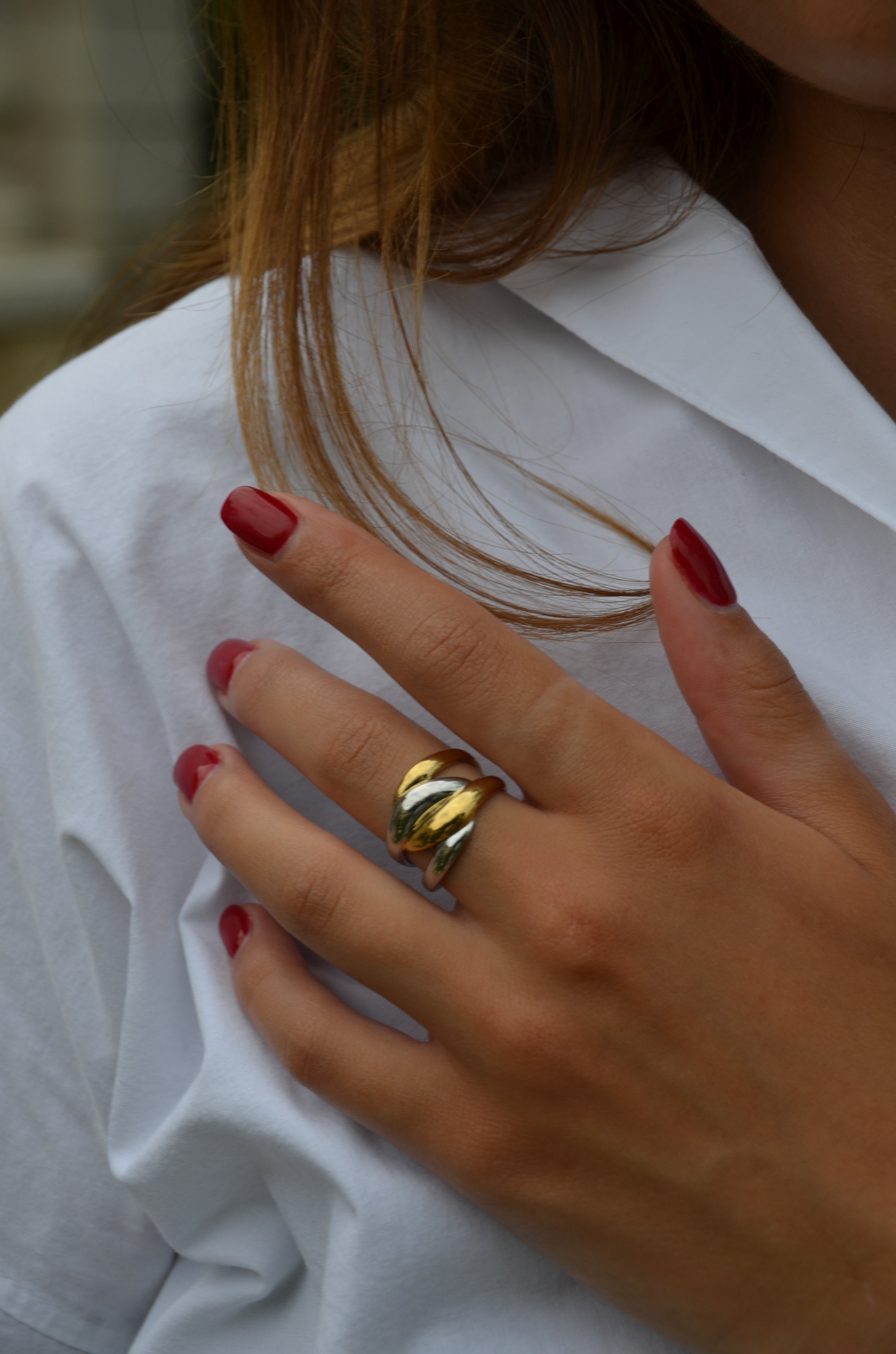 Dita - Bague Bicolore Bague