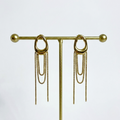 Eden - Boucles Pendantes Doré Boucle d'oreille