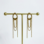 Eden - Boucles Pendantes Doré Boucle d'oreille