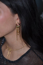 Eden - Boucles Pendantes Doré Boucle d'oreille