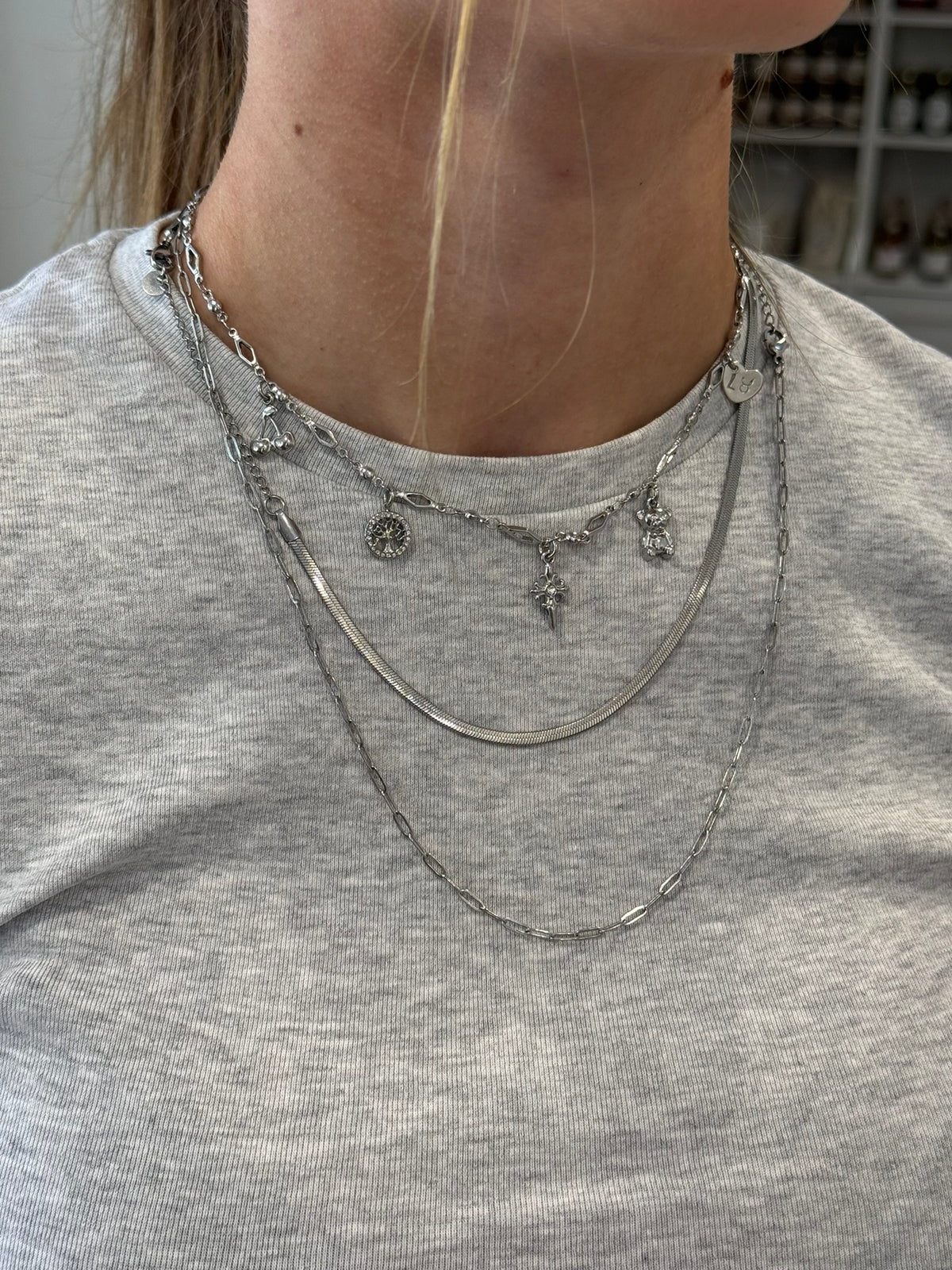 Collier personnalisable - Argenté Personnalisation