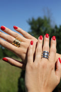 Fiera - Bague Dorée, Argentée ou Bicolore Bague
