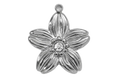Fleur Strass Charm