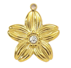 Fleur Strass Charm
