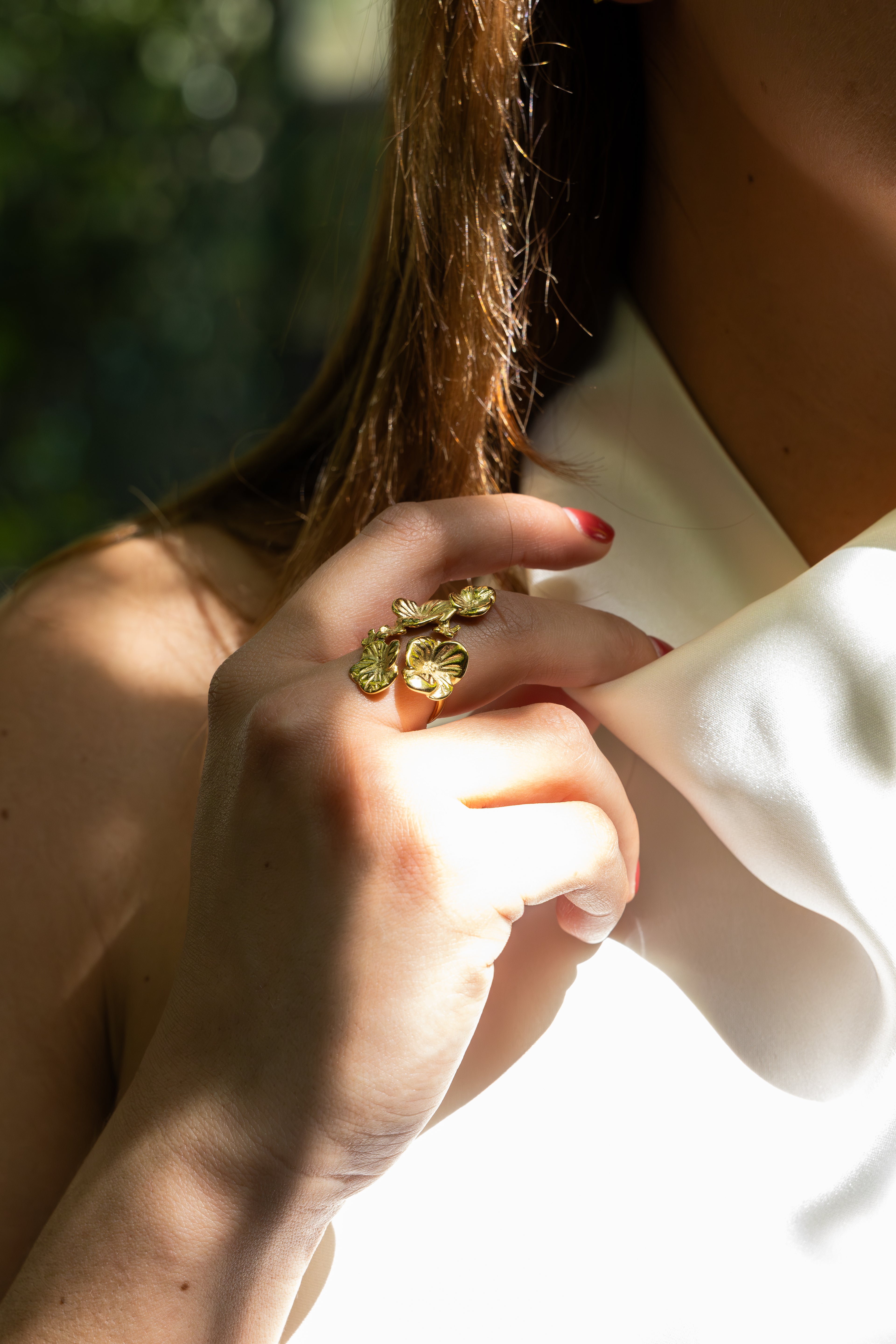 Floria - Bague Fleur Doré Bague