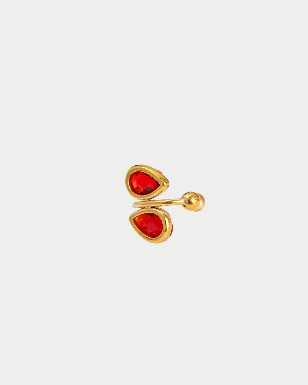 Azur - Earcuff Strass Doré Boucle d'oreille