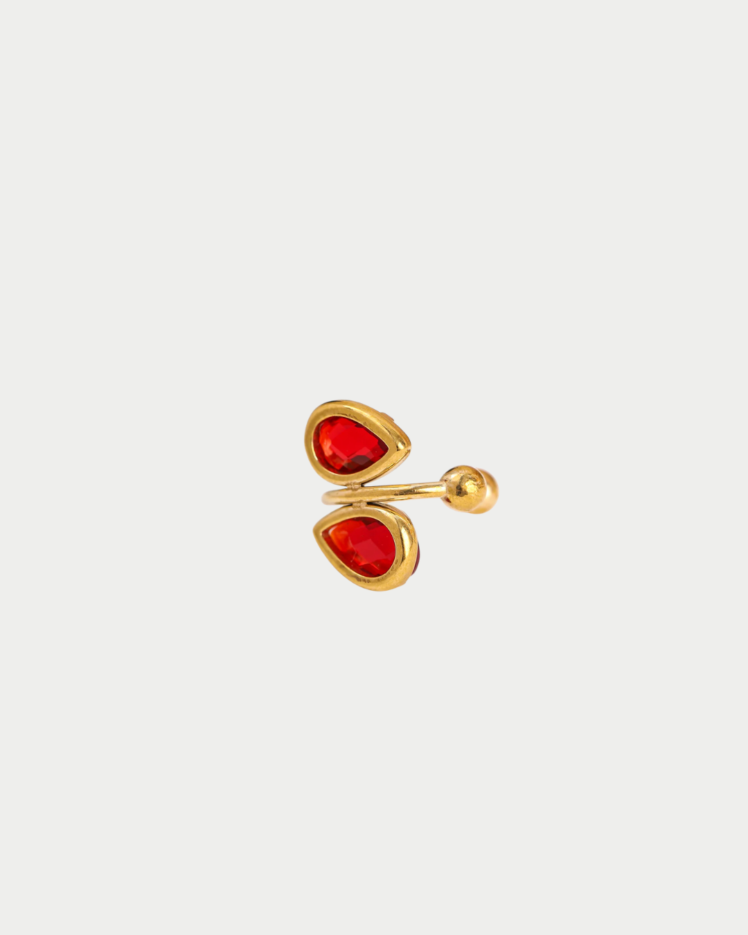 Azur - Earcuff Strass Doré Boucle d'oreille