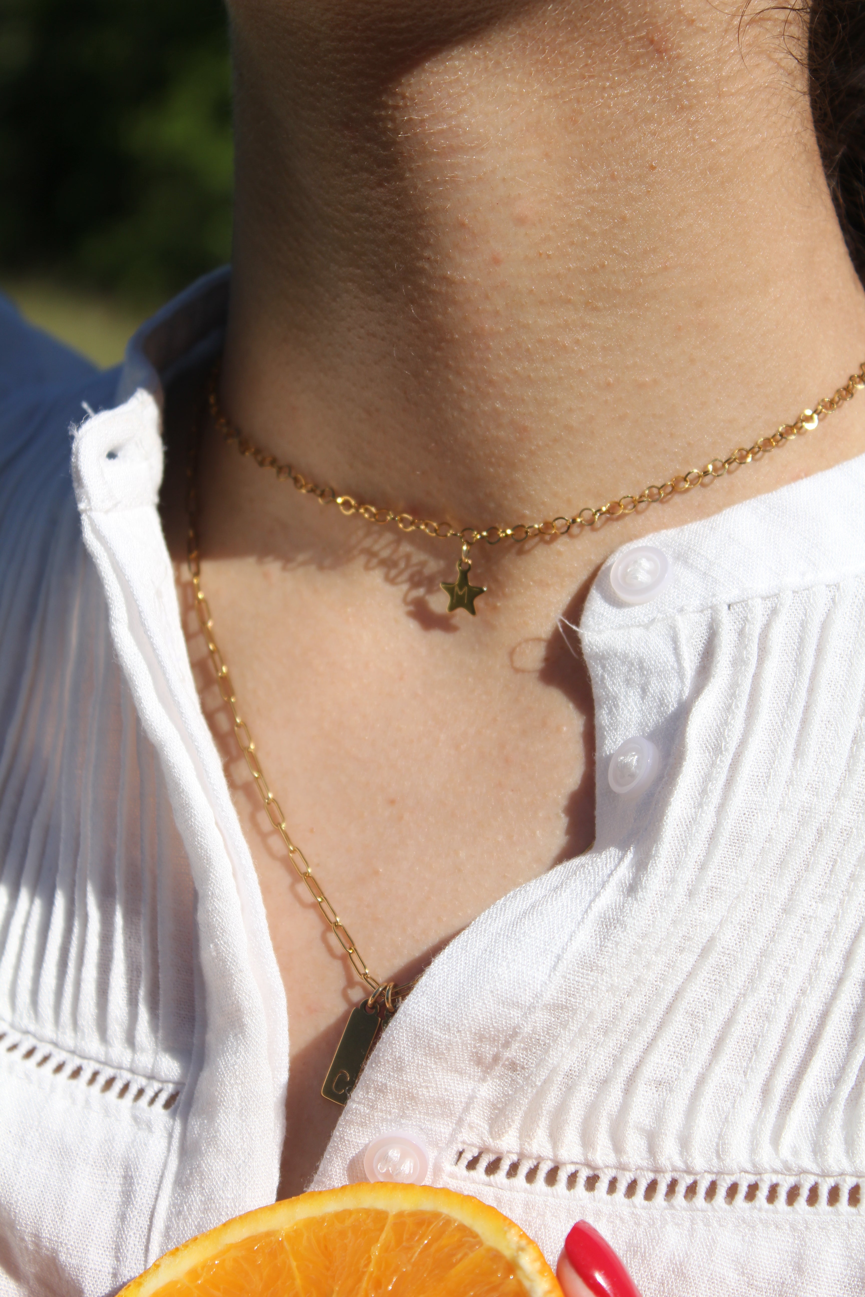 Lisbonne - Ras de Cou Personnalisable Collier
